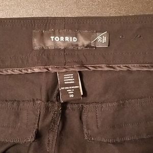 Torrid black dress pants